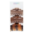 thumbnail image 1 of Women's Openwork Claw Hair Clips, 3-Pack, 1 of 1