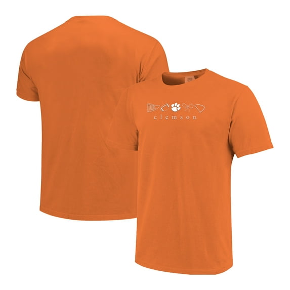 Women's  Orange Clemson Tigers Comfort Colors T-Shirt