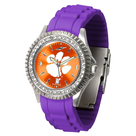 Women's Orange Clemson Tigers New Sparkle Watch