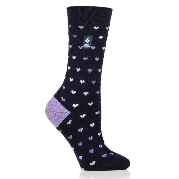 Women's Orchid ULTRA LITE™ Hearts Crew Socks