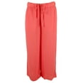 thumbnail image 1 of Women's Organic Cotton Gauze Wide Leg Cropped Pants Small, 1 of 4