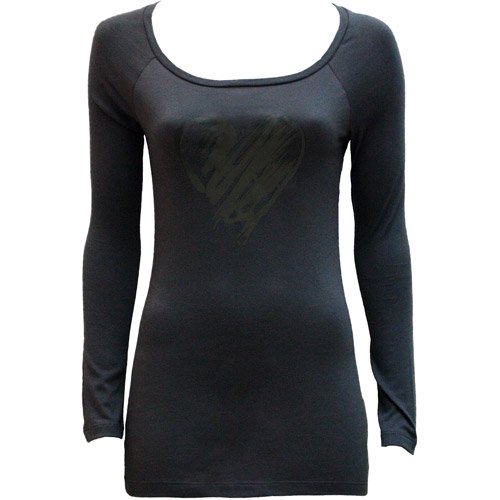 Women's Organic Cotton Printed Long-Sleeve Tee