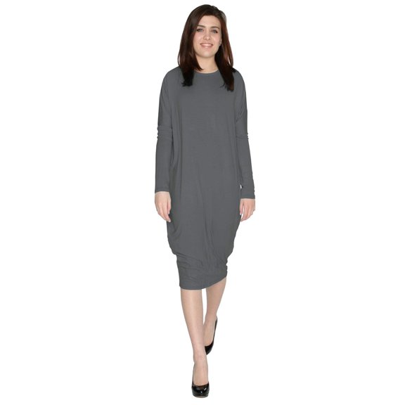 Women's Original Basic Comfy Cover-Up Midi Dress