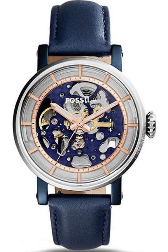 Women's Original Boyfriend ME3136 Blue Leather Automatic Fashion Watch