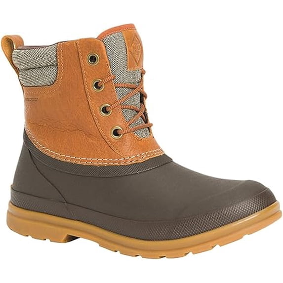 Muck ODLW-902 Women's Originals Duck Lace Tan/Dark Brown Size 11