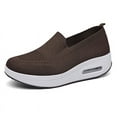 thumbnail image 1 of Women's Orthopedic Anti-Slip Sneakers,Summer Wedge Air Cushion Breathable Mesh Slip On Walking Shoes,Casual Wedge Sneakers., 1 of 8