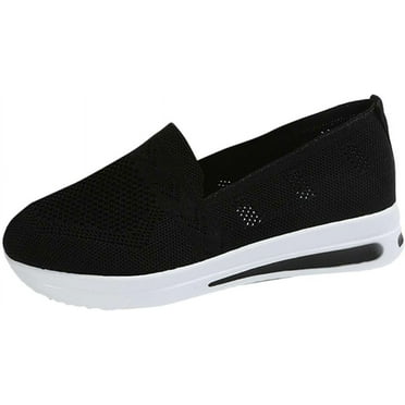 Women's Orthopedic Breathable Soft Shoes Go Walking Slip on Diabetic Foam Shoes Hands Free Slip in Sneakers Arch Support