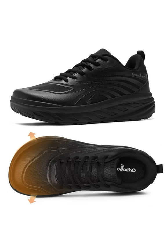 Women's Orthopedic Diabetic Wide Running Shoes: Comfortable Casual Arch Support Plantar Fasciitis Sports Sneakers