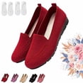thumbnail image 1 of Women’s Orthopedic Knit Comfort Loafers - Slip-Resistant Walking Shoes - Breathable Mesh Arch Support Flats - Lightweight Non-Slip Low-Top Shoes for 2026, 1 of 7