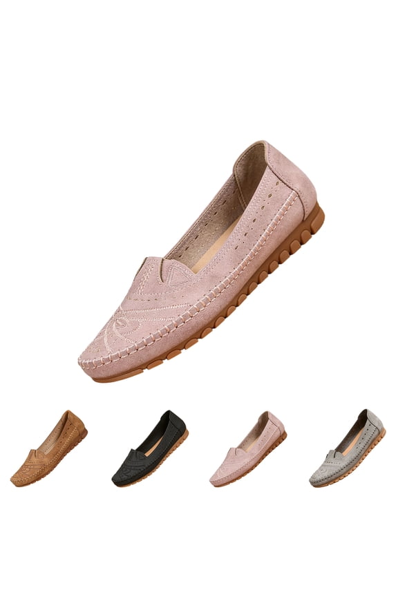 Women's Orthopedic Loafers, Comfortable Lightweight Slip-On Flats, Casual Comfort Walking Shoes Moccasins for Women Driving Walking Shoes 39