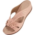 thumbnail image 1 of Women's Orthopedic Sandals 2026 Dressy Arch Support Slip On Dressy Summer Comfortable Slides Shoes Lightweight Memory Foam Platform Sandal, 1 of 6