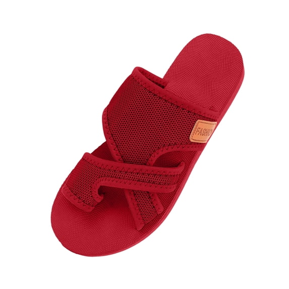 Women's Orthopedic Sandals With Arch Support Breathable Mesh Platform Flip Flops, Comfortable Adjustable Slide Sandals For Women, Cushioned Walking Shoes For Beach 41