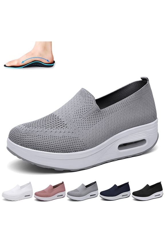 Women's Orthopedic Sneakers Orthopedic Shoes for Women Mesh Up Stretch Platform Sneakers Fashion Sneaker Walking Shoes
