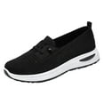 thumbnail image 1 of Women's Orthopedic Walking Shoes Knitted Breathable Arch Support Soft Cut-Out Sneakers, 1 of 7