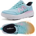 thumbnail image 1 of Women's Orthopedic Wide Walking Shoes: Comfortable Arch Support Orthotic Slip On/Off Sport Running Sneakers, Casual Athletic Shoes, 1 of 9