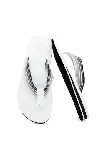 Mens Flip Flops in Mens Sandals | White - Walmart.com display picture 2