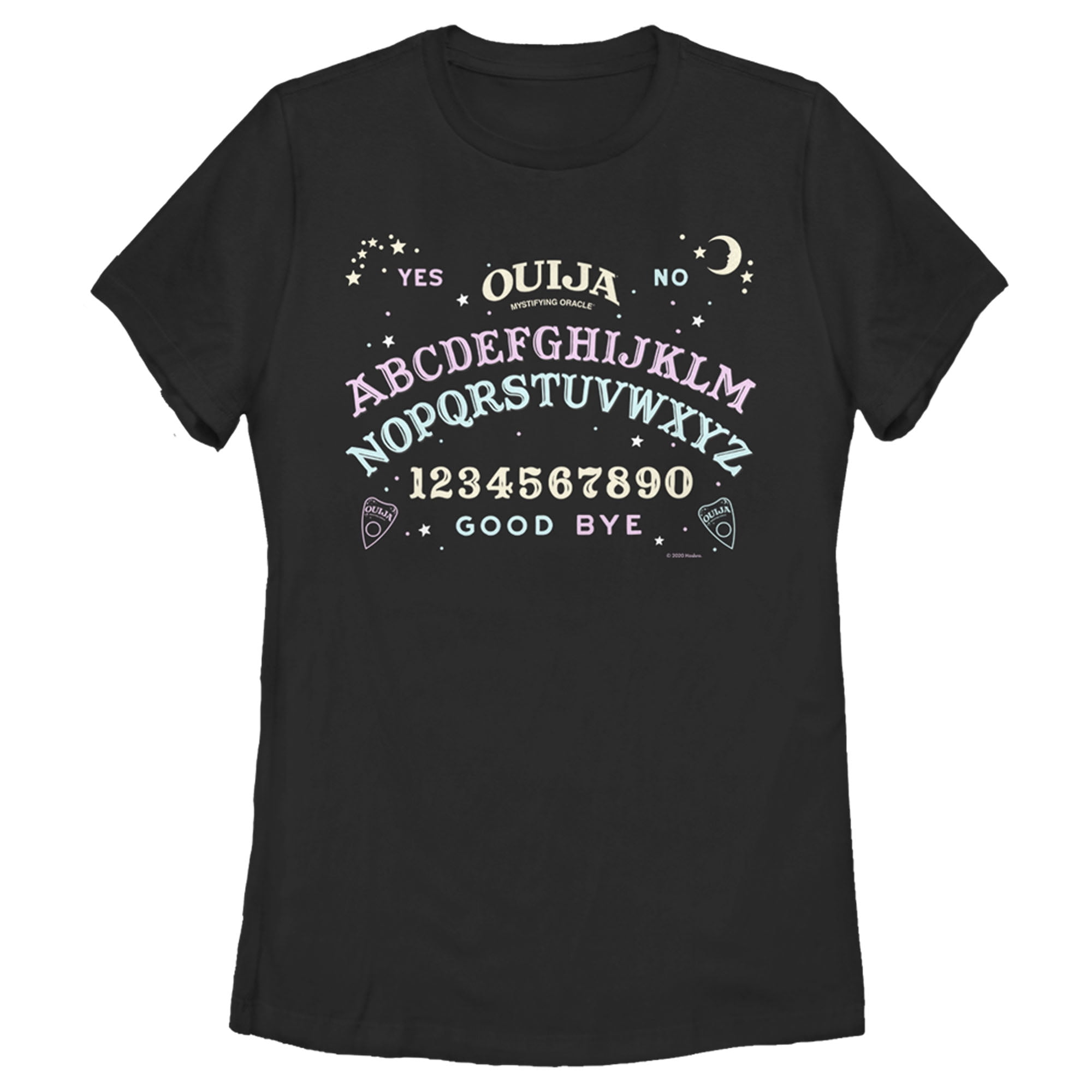 Women's Ouija Pastel Board Graphic Tee Black Medium