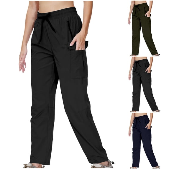 Women's Outdoor Quick-Drying Hiking Pants Trousers Bottoms, Spring Summer Mountaineering Casual Sports Pants, Lightweight Breathable Travel Commuting Athletic Wear | Aestivo,Blue M