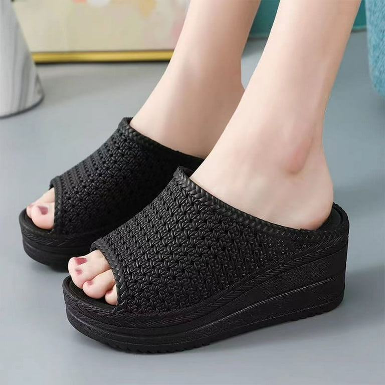 Pvc wedge sandals hotsell