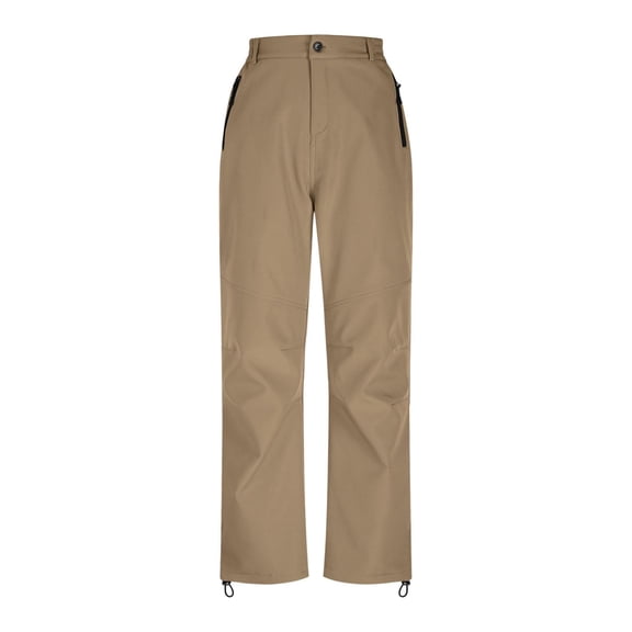 Women's Outdoor Waterproof Windproof Fleece Pants Slim Cargo Snow Ski Hiking Pants