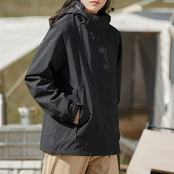 Women's Outdoor And Windproof Casual Windbreaker Jacket Women under plus Size Wind Womens Jacket Reflective Coat Women Leopard Windbreaker Women Womens Water Proof Jacket Jackets for Women Windbreaker