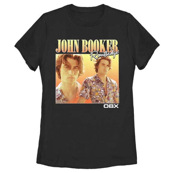Women's Outer Banks John Booker Routledge Photo Graphic Tee Black Small