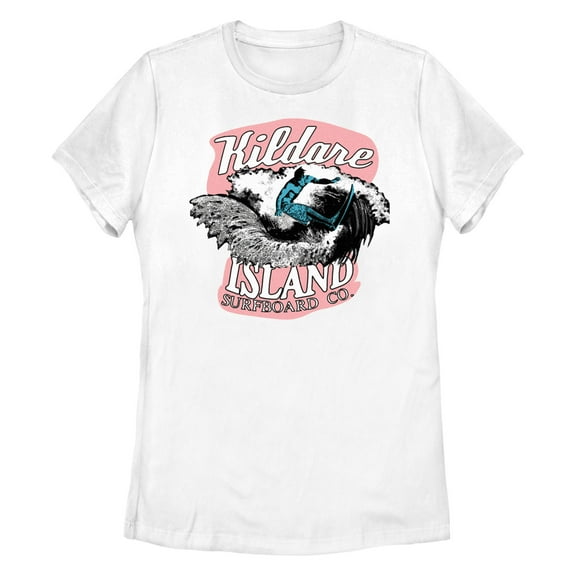 Women's Outer Banks Kildare Island Surfboard Co. Waves Graphic T-Shirt