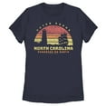 thumbnail image 1 of Women's Outer Banks North Carolina Graphic Tee Navy Blue Medium, 1 of 4