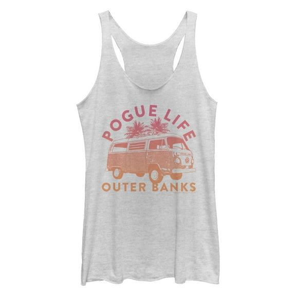 Women's Outer Banks Pogue Life Bus Racerback Tank Top