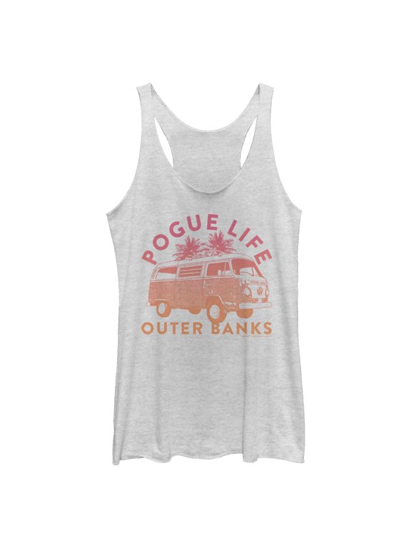 Women's Outer Banks Pogue Life Bus Racerback Tank Top