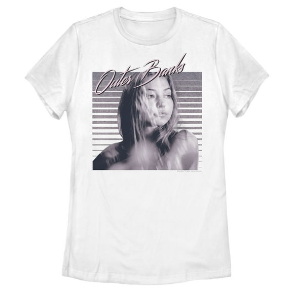 Women's Outer Banks Sarah Cameron Photo Graphic Tee White Small