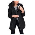 thumbnail image 1 of Women's Outerwear Cozy Winter Hooded Coat with Side Pockets and Fashionable Zipper Design for Cold Weather Comfort, 1 of 6