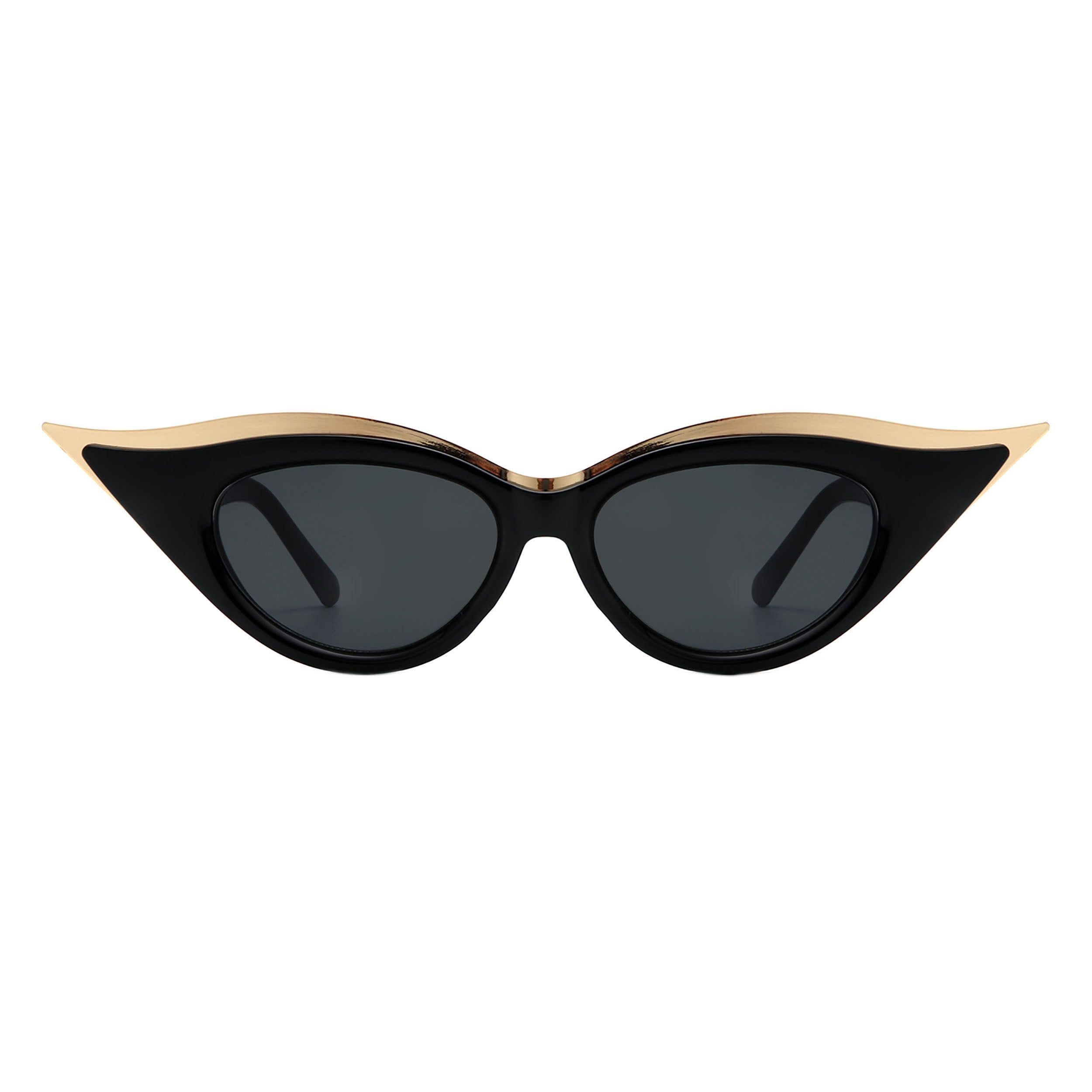 Metal Frame Oval Cat Eye Sunglasses with UV400 Protection iKeely Eyewear , 2026 New Oval Sunglasses - Retro Cat-Eye  main image 4