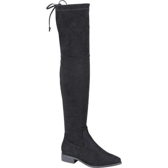 Women's Over The Knee Boots Comfortable Round Toe Low Block Heels Thigh High Boots
