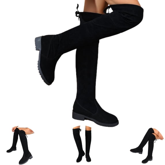 Women's Over The Knee Thigh High Flat Boot