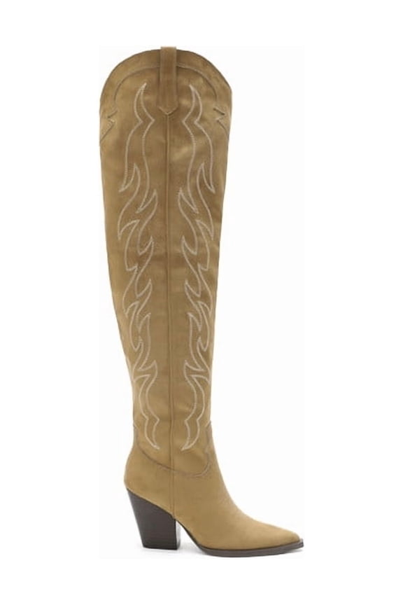 Women’s Over the Knee Suede Western Cowgirl Tall Boots