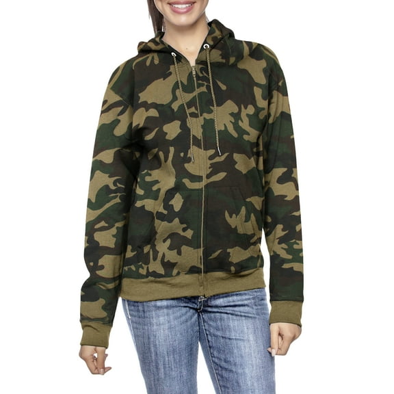 Women’s Oversize Loose Fit Fleece-Lined Full-Zip Hoodie (S-2XL)