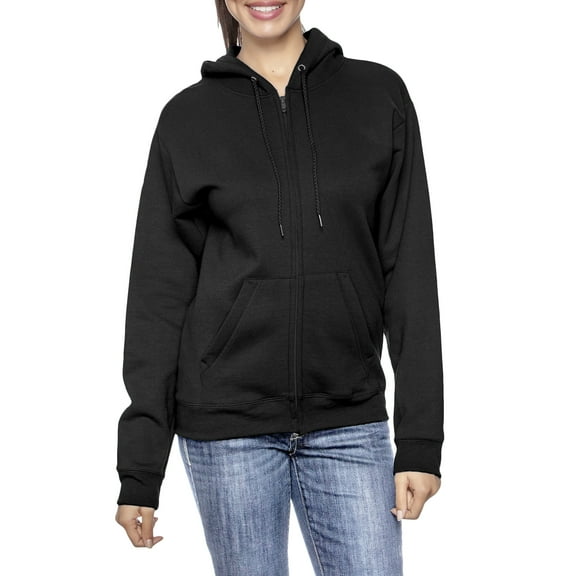 Women’s Oversize Loose Fit Fleece-Lined Full-Zip Hoodie (S-2XL)