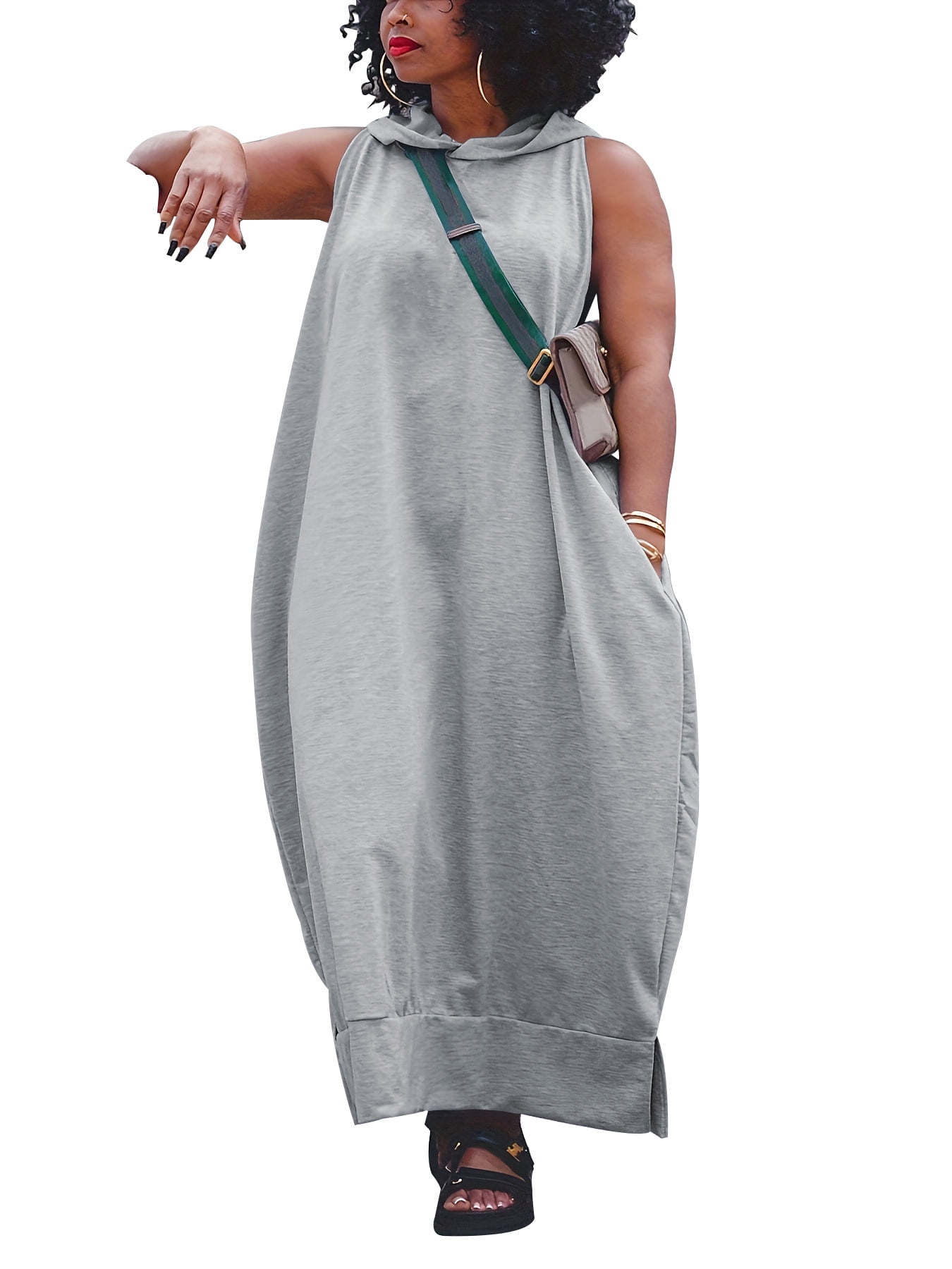 hooded t shirt dress TRIO the TONTTARO Hoodie Dress