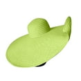 thumbnail image 1 of ZQUUVOU Sun Hat for Women's Oversized Brimmed Hat Foldable Vacation Beach Hat Large Sun Protection And Shading Hat Mint Green, 1 of 5