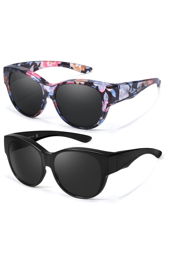 Women's Oversized Cat Eye Sunglasses Thick Black Acetate Frame UV400 Protection for Old Money Minimalist Chic Office Street Style