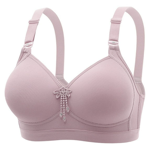 Women's Oversized Comfort Bra Sweat Wicking Breathable Support Wireless Soft Underwear Adjustable Straps For All Day Wear
