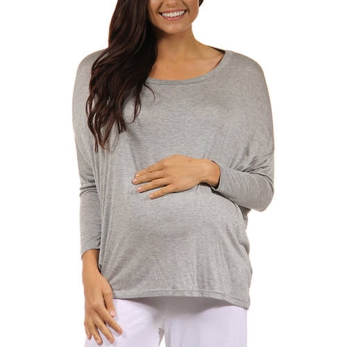 Women's Oversized Dolman Sleeve Maternity Top