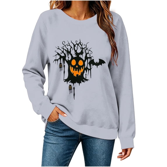 Women's Oversized Graphic Letter Print Sweatshirts Crewneck Patriotic Fleece Pullover Tops Winter Sweater Workout/Party Fall Outfits & Winter Clothes