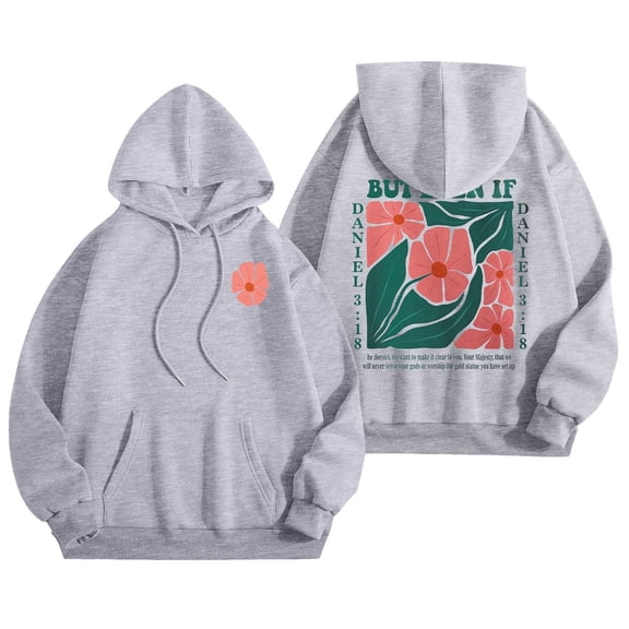 Women's Oversized Graphic Sweatshirt Valentine's Day Hoodie Floral Letter Print Long Sleeve With Pocket Workout Fall Clothes Trendy