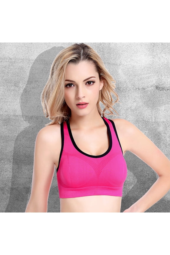 Women's Oversized Hollow Sports Bra Plus Size Yoga Running Lingerie, High Impact Wireless Workout Top, Breathable Mesh Cut Out Bralette, Anti Sagging Supportive Activewear, Seamless Gym Vest