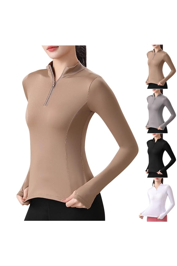 Women's Oversized Hooded Long Sleeve Blouse Shirt Top Solid Color Round Neck Loose Fit Casual Tunic for Daily Wear Loungewear Streetwear Fashion Essential | CSEONE,Gray L