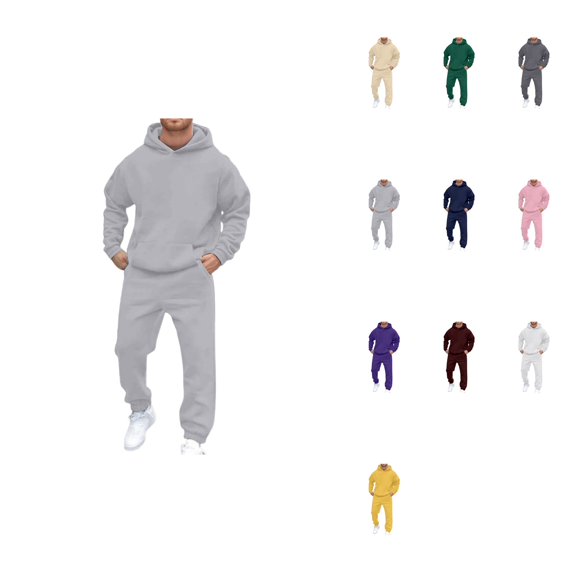 Women's Oversized Hooded Sweatshirt Jogger Winter Fall Tracksuit with Pockets, Comfortable Athletic Casual 2-Piece Lounge Sweatsuit Set