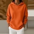 thumbnail image 1 of Women's Oversized Hoodies Drop Shoulder Fleece Long Sleeve Hooded Sweatshirts Fall Winter Causal Solid Pullover Hoodies, L, 1 of 6