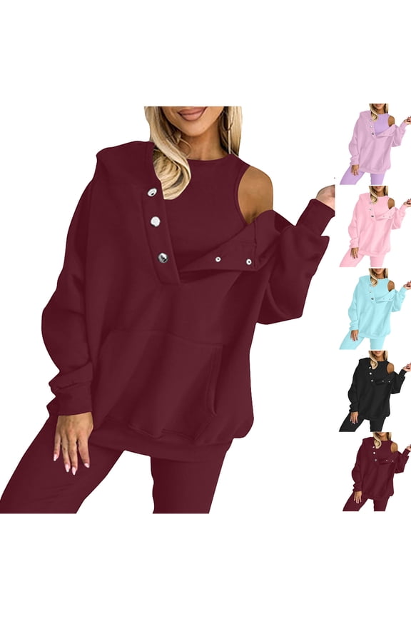 Women's Oversized Hoodies Sweatshirts Pullovers with Pockets Long Sleeve Loose Fit Soft Fleece Casual Daily Wear Loungewear Streetwear Travel Ultra Soft All Day Comfort Loungewear Cozy Streetwear